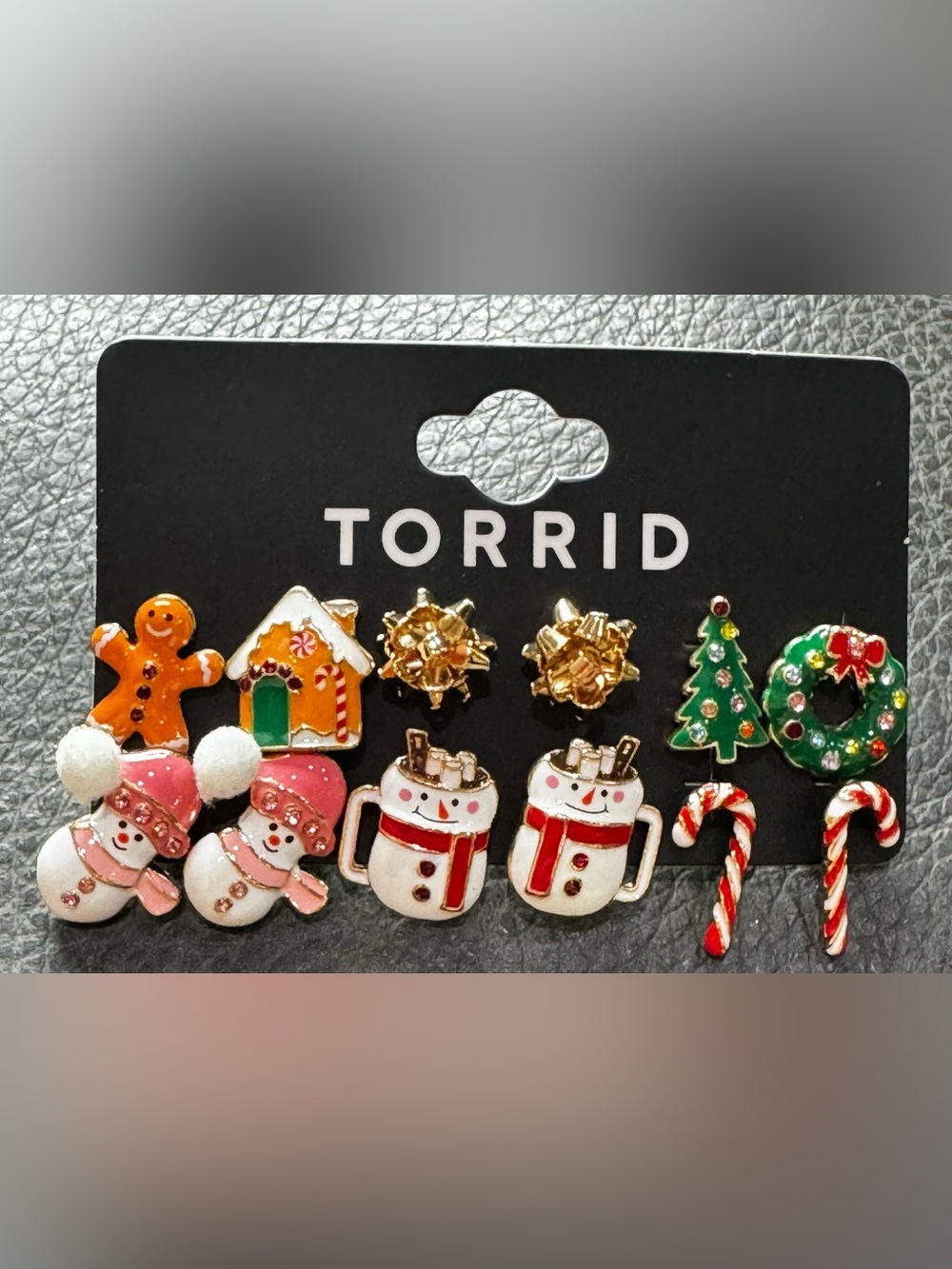 NWT Torrid holiday stud 6 piece earring set